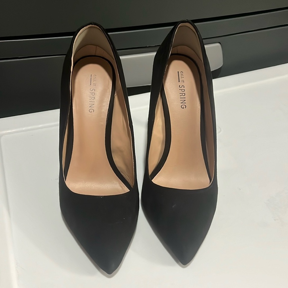 Black heels